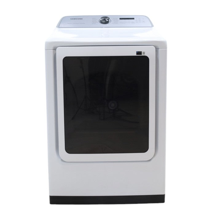 Pictures of Samsung 7.4 cu. ft. Smart Electric Dryer with Steam Sanitize+ in White - Scratch & Dent - Minor - Neu Appliance Outlet - Discount Appliance Outlet in Austin, Tx
