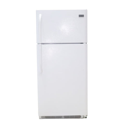 Pictures of 30' Wide White Frigidaire 18.2 cu ft Top Freezer Refrigerator with 2 Space Wise Adjustable Glass Shelves - Certified Refurbished - Neu Appliance Outlet - Discount Appliance Outlet in Austin, Tx