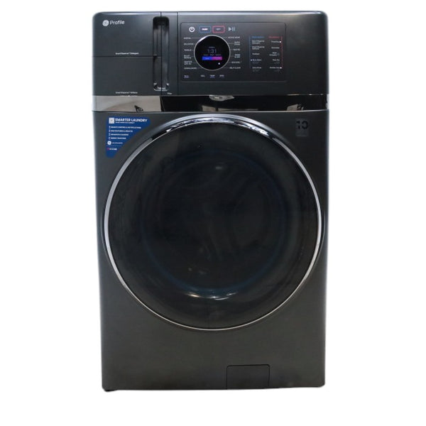 Carbon Graphite ENERGY STAR  GE Profile 4.5 cu. ft. Capacity Front Load Combo Washing Machine and Electric Dryer with Ventless Heat Pump Technology - Scratch & Dent - Moderate