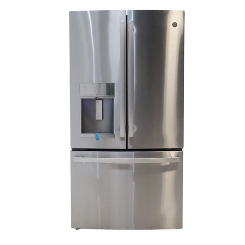 Pictures of GE Profile™ ENERGY STAR® 22.1 Cu. Ft. Counter-Depth Fingerprint Resistant Stainless French-Door Refrigerator with Hands-Free AutoFill - Certified Refurbished - Neu Appliance Outlet - Discount Appliance Outlet in Austin, Tx