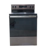 Whirlpool Black Stainless 30-inch Electric Range with Steam Clean with 2 FlexHeat™ Dual Radiant Elements - Open Box