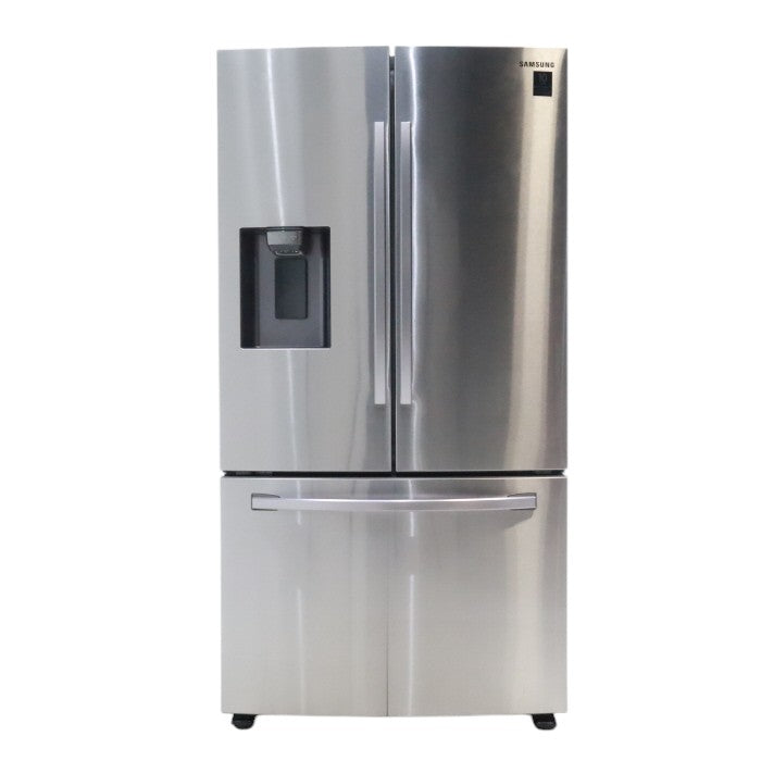 Pictures of Fingerprint Resistant Stainless Steel ENERGY STAR Samsung 27 cu. ft. 3 Door French Door Refrigerator with Exterior Water and Ice Dispenser - Certified Refurbished - Neu Appliance Outlet - Discount Appliance Outlet in Austin, Tx