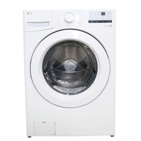 LG 4.5 cu. ft. Ultra Large Capacity ENERGY STAR Front Load Washer in White with 6Motion™ Technology - Scratch & Dent - Moderate