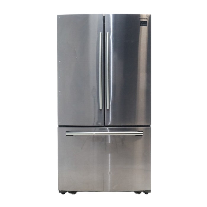 Pictures of Black Samsung ENERGY STAR 25.5 cu ft French Door Refrigerator with Twin Cooling Plus and High-intensive LED Lighting - Certified Refurbished - Neu Appliance Outlet - Discount Appliance Outlet in Austin, Tx