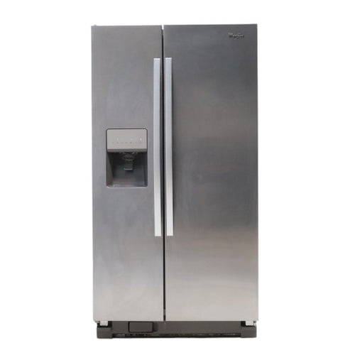 Pictures of Whirlpool Fingerprint Resistant Stainless Steel 36 inch Side by Side Refrigerator with SpillGuard™ Shelves and EveryDrop™ Water Filter - Scratch & Dent - Minor - Neu Appliance Outlet - Discount Appliance Outlet in Austin, Tx