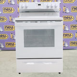 Frigidaire White 30 inch 5.3 cu. ft. 5-Burner Element Electric Range with Manual Clean FCRE3052AW - Scratch & Dent - (Minor)