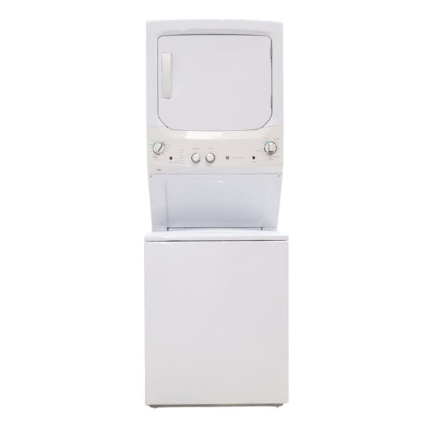 27" Wide GE 3.8 cu. ft. Laundry Center Washer and 5.9 cu. ft. Electric Dryer with Electro-Mechanical Rotary Dial Controls - Certified Refurbished