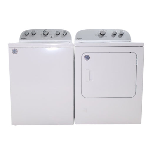 Pictures of Whirlpool Agitator 3.5 cu. ft. Top Load Washer with Deep Water Wash Option and 7.0 cu. ft. Gas Dryer with Heavy Duty Cycle and Wrinkle Shield - Open Box - Neu Appliance Outlet - Discount Appliance Outlet in Austin, Tx