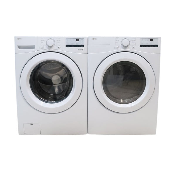 LG 4.5 cu. ft. Ultra Large Capacity ENERGY STAR Front Load Washer in White with 6Motion™ Technology - Open Box