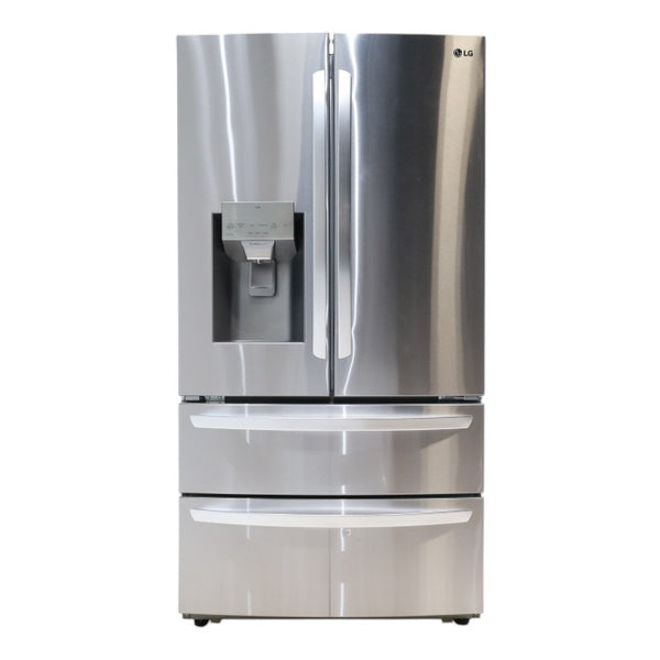 PrintProof Stainless Steel ENERGY STAR LG 28 cu. ft. 4 Door French Door Refrigerator with Craft Ice - Open Box