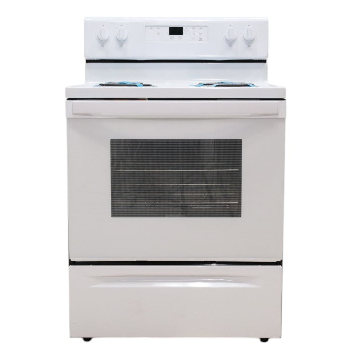 Whirlpool White 4.8 cu. ft. Electric Range with Keep Warm setting and Control Lock Mode - Open Box