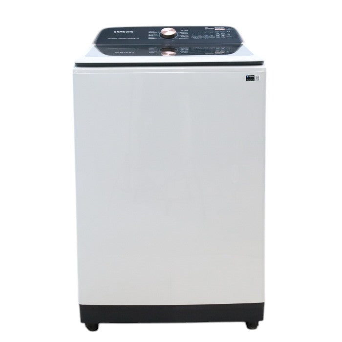 Samsung Extra-Large Capacity 5.5 Cu. Ft. Smart Top Load Washer with Auto Dispense System in Ivory WA55CG7500AE - Open Box