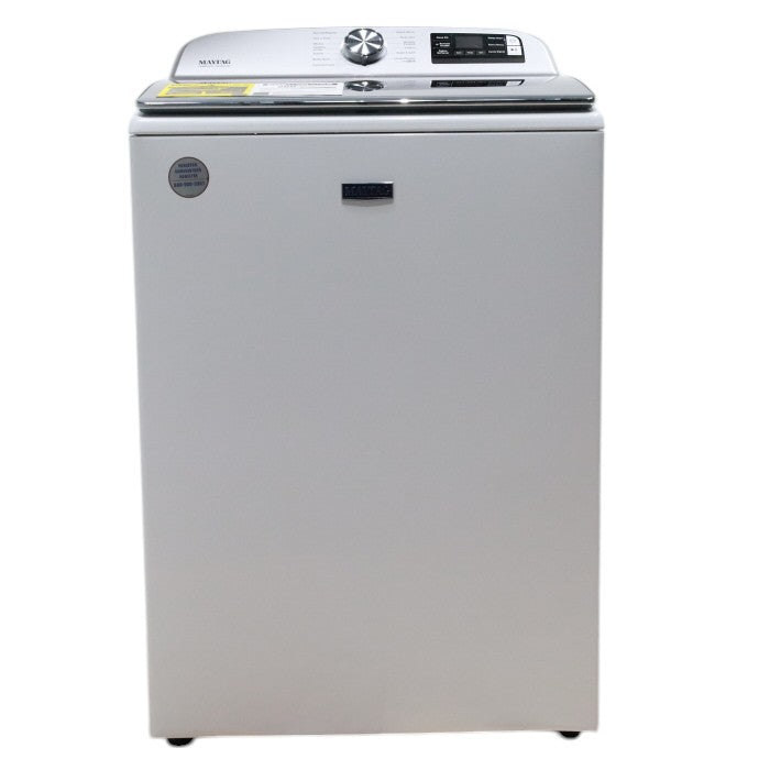 Maytag 5.2 cu. ft. Smart Capable White ENERGY STAR Top Load Agitator Washing Machine with Extra Power - Open Box