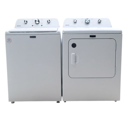 Pictures of Maytag 4.5 cu. ft. Top Load Washer with Power Agitator and 7.0 cu. ft. Electric Dryer with Reversible Door - Open Box - Neu Appliance Outlet - Discount Appliance Outlet in Austin, Tx