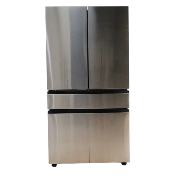 Samsung Stainless Steel Bespoke 4-Door French Door Refrigerator (29 cu. ft.) with Beverage Center™  - Scratch & Dent - Minor