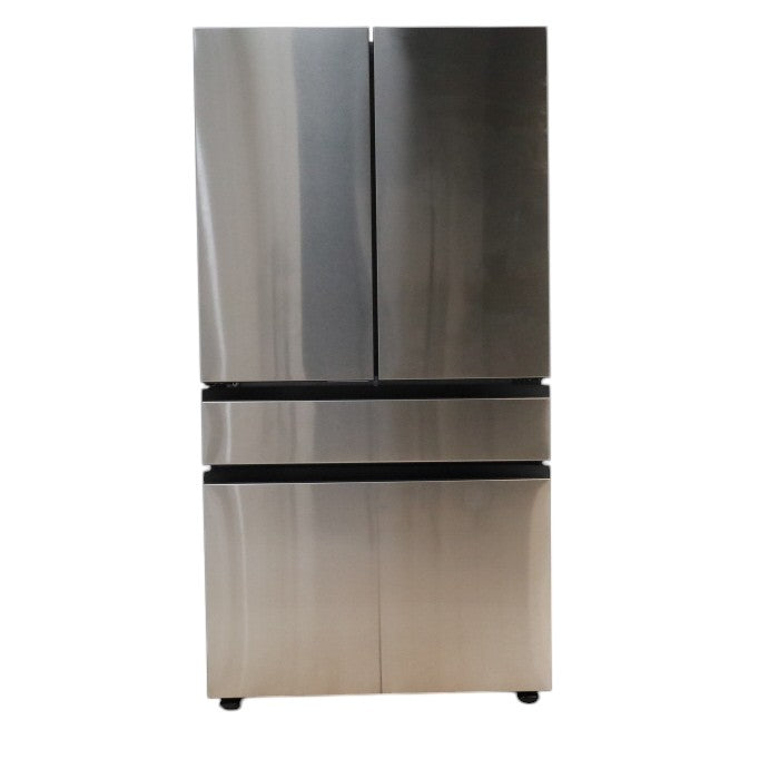 Samsung Stainless Steel Bespoke 4-Door French Door Refrigerator (29 cu. ft.) with Beverage Center™  - Scratch & Dent - Minor