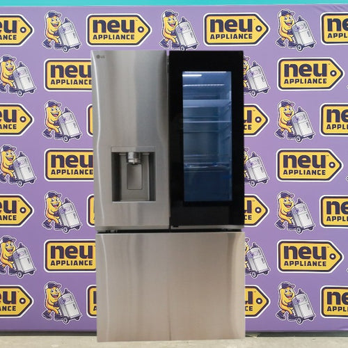 Pictures of LG Print Proof Stainless Steel 31 cu. ft. Smart Standard-Depth MAX™ French Door Refrigerator with InstaView® Door-in-Door® LF31S6360S - Open Box - Neu Appliance Outlet - Discount Appliance Outlet in Austin, Tx