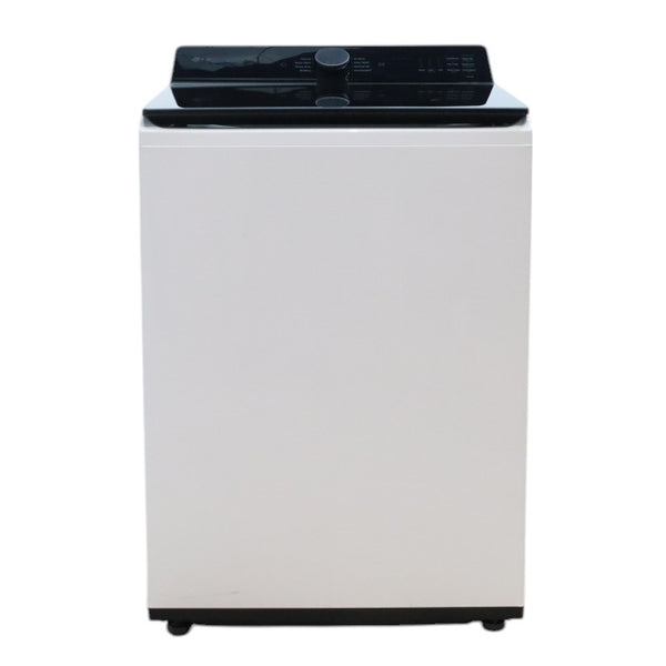 LG White 5.5 cu. ft. Mega Capacity Smart Top Load Washer with EasyUnload™ & AI Sensing - Scratch & Dent - Minor