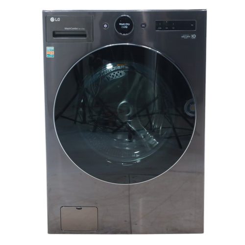 Pictures of LG Black Steel Ventless Washer/Dryer Combo LG WashCombo™ All-in-One 5.0 cu. ft. Mega Capacity with Inverter HeatPump™ Technology and Direct Drive Motor - Scratch & Dent - Minor - Neu Appliance Outlet - Discount Appliance Outlet in Austin, Tx