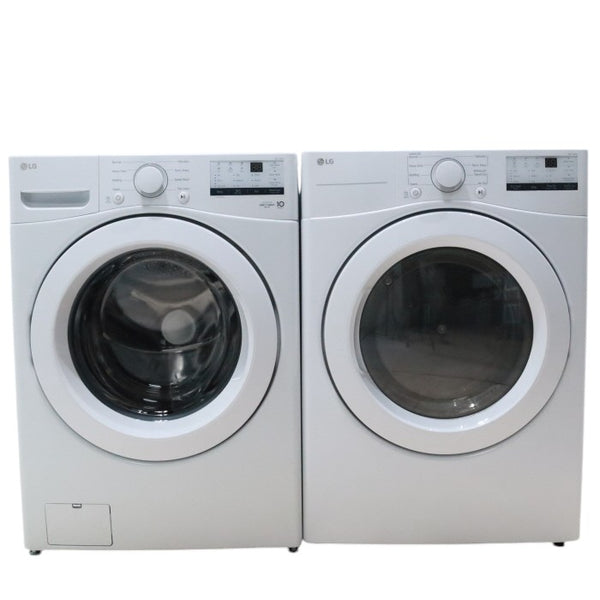 LG 4.5 cu. ft. Ultra Large Capacity ENERGY STAR Front Load Washer in White with 6Motion™ Technology - Open Box