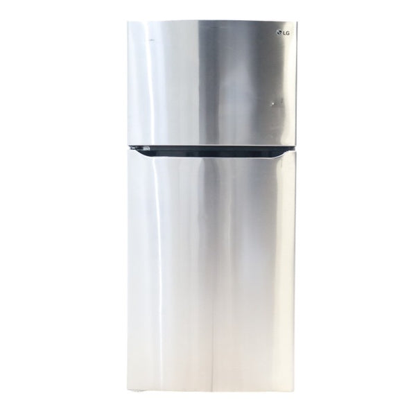 30" Wide Stainless Steel ENERGY STAR LG 20.2 cu. ft. Top Freezer Refrigerator with Reversible Door - Certified Refurbished