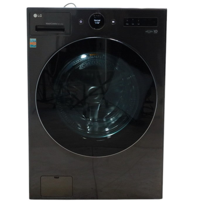 Pictures of LG Black Steel Ventless Washer/Dryer Combo LG WashCombo™ All-in-One 5.0 cu. ft. Mega Capacity with Inverter HeatPump™ Technology and Direct Drive Motor - Scratch & Dent - Minor - Neu Appliance Outlet - Discount Appliance Outlet in Austin, Tx