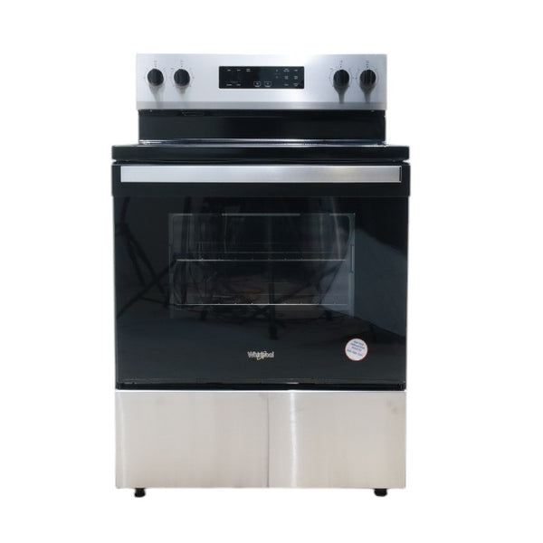 Whirlpool 30 in. 4 Burner Element Freestanding Electric Range in Stainless Steel with Thermal - Scratch & Dent - Minor