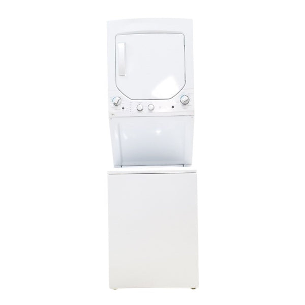 24 in. Wide GE Spacemaker Laundry Center with 2.3 cu. ft. Capacity Top Load Washing Machine and 4.4 cu. ft. Electric Dryer - Scratch & Dent - Minor