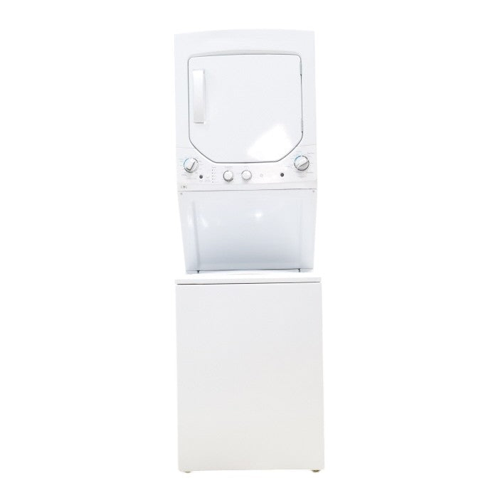 24 in. Wide GE Spacemaker Laundry Center with 2.3 cu. ft. Capacity Top Load Washing Machine and 4.4 cu. ft. Electric Dryer - Scratch & Dent - Minor