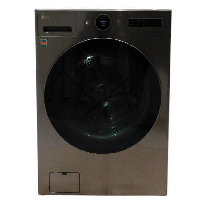 LG Graphite Steel 4.5 cu. ft. Capacity Smart Front Load Energy Star Washer with TurboWash® 360° and AI DD® Built-In Intelligence - Scratch & Dent - Minor