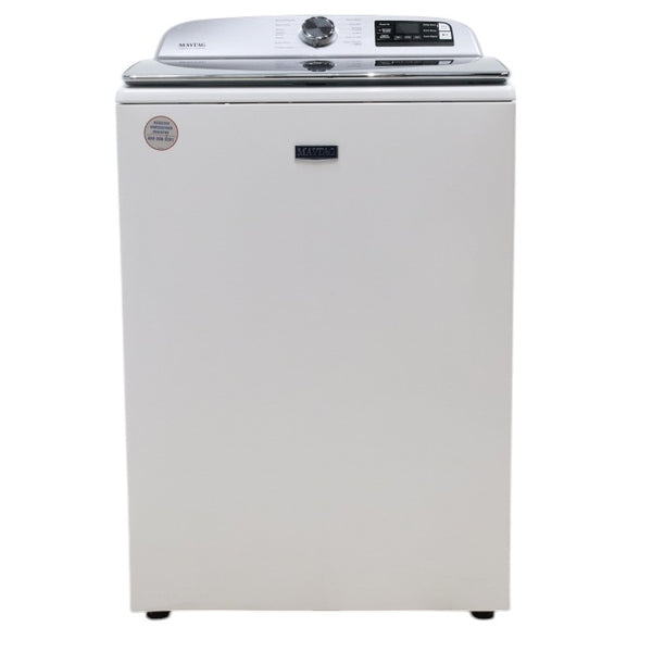 Maytag 5.2 cu. ft. Smart Capable White ENERGY STAR Top Load Agitator Washing Machine with Extra Power - Open Box