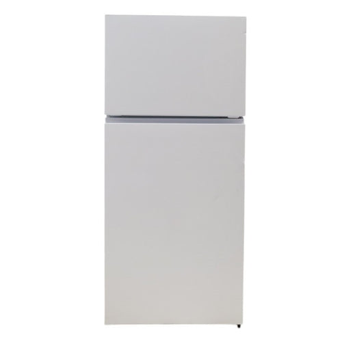 Pictures of 30" Wide Hisense White 18-cu ft Top-Freezer Refrigerator with Adjustable gallon-size door bins - Scratch & Dent - Moderate - Neu Appliance Outlet - Discount Appliance Outlet in Austin, Tx