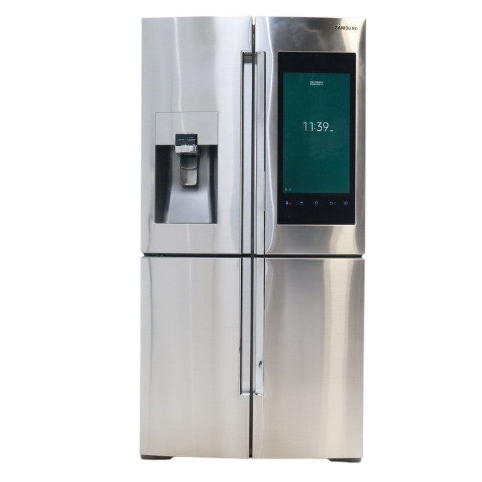 Pictures of Fingerprint - Proof Stainless Steel ENERGY STAR Samsung 28 cu. ft. 4 Door Flex French Door Refrigerator with Family Hub - Certified Refurbished - Neu Appliance Outlet - Discount Appliance Outlet in Austin, Tx