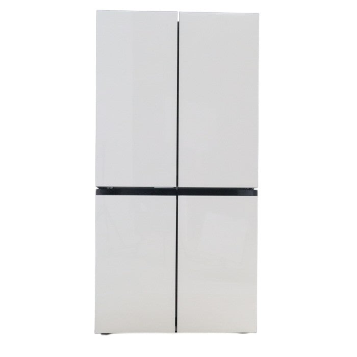 Pictures of Samsung Bespoke 29 cu. ft. 4-Door Flex™ Refrigerator with Beverage Center™ & Customizable Door Panels in White Glass - Open Box - Neu Appliance Outlet - Discount Appliance Outlet in Austin, Tx