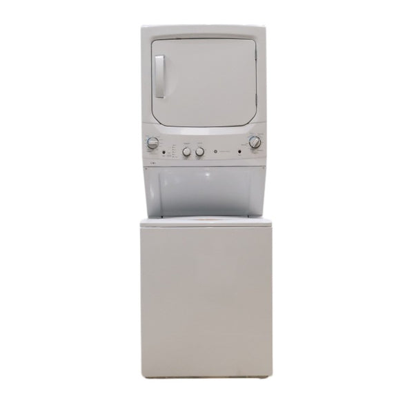 27" Wide GE 3.8 cu. ft. Laundry Center Washer and 5.9 cu. ft. Electric Dryer with Electro-Mechanical Rotary Dial Controls - Certified Refurbished