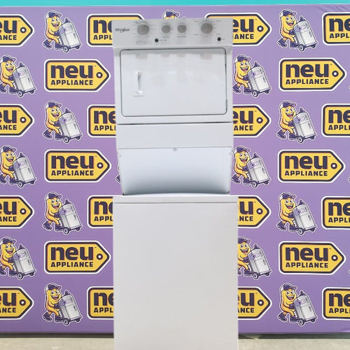 Pictures of 28 in. Wide Whirlpool 3.5 cu. ft. Washer and 5.9 cu. ft. Electric Dryer Laundry Center with AutoDry Drying System WET4027HW - Certified Refurbished - Neu Appliance Outlet - Discount Appliance Outlet in Austin, Tx