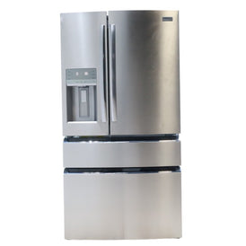 Pictures of Counter-Depth Smudge-Proof Stainless Steel ENERGY STAR Frigidaire Gallery 21.5 cu. ft 4 Door French Door Refrigerator with OpenAccess Door - Scratch & Dent - Minor - Neu Appliance Outlet - Discount Appliance Outlet in Austin, Tx