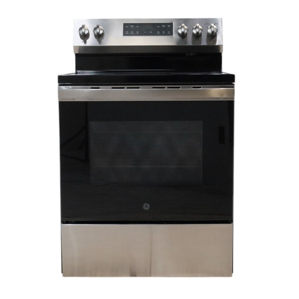 GE Stainless Steel 30" Free-Standing Electric Range with Crisp Mode - Open Box