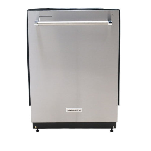 Pictures of 24 in. KitchenAid PrintShield ENERGY STAR Black Stainless Steel with PrintShield™ Finish Built-In Front Control Tall Tub 39 dBA Dishwasher with Stainless Steel Tub - Scratch & Dent - Minor - Neu Appliance Outlet - Discount Appliance Outlet in Austin, Tx