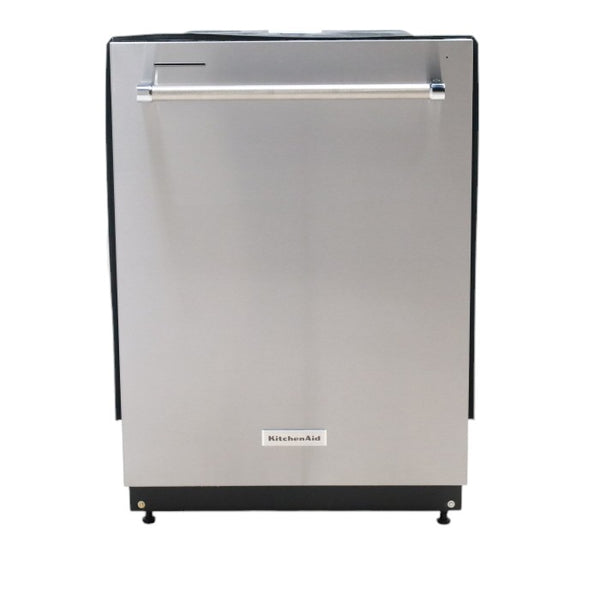24 in. KitchenAid PrintShield ENERGY STAR Black Stainless Steel with PrintShield™ Finish Built-In Front Control Tall Tub 39 dBA Dishwasher with Stainless Steel Tub - Scratch & Dent - Minor
