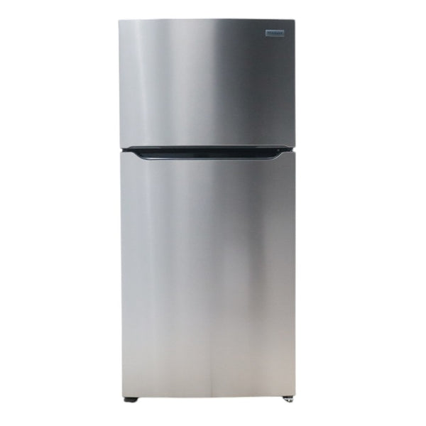 30 in. Wide EasyCare Stainless Steel Frigidaire 20.0 cu. ft. Top Freezer Refrigerator with EvepTemp Cooling System and Ice Maker- Scratch & Dent - Moderate