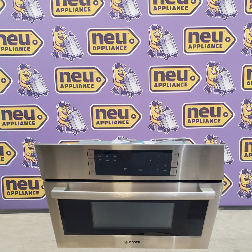 Pictures of Bosch 500 Series Built-In Microwave Oven 30" Stainless Steel with Flush Installation and Sensor Detection - Scratch & Dent - Minor - Neu Appliance Outlet - Discount Appliance Outlet in Austin, Tx