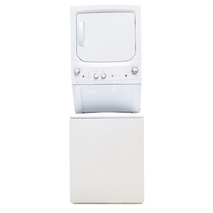 Pictures of GE 3.8 cu. ft. Laundry Center Washer and 5.9 cu. ft. Gas Dryer with Electro-Mechanical Rotary Dial Controls GUD27GSSMWW - Scratch & Dent - Minor - Neu Appliance Outlet - Discount Appliance Outlet in Austin, Tx