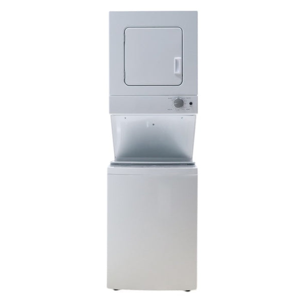 Whirlpool 1.6 cu.ft Electric Stacked Laundry Center with 6 Wash Cycles, Impeller Washer and AutoDry™ WET4024HW - Open Box