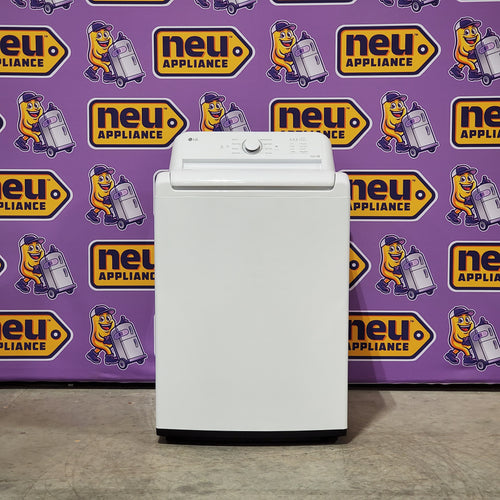 Pictures of LG 4.1 Cu Ft Agitator Top-Load Washer with 4 Way Agitator and TurboDrum Technology in White 25SD114 - WT6105CW - Scratch & Dent (Minor) - Neu Appliance Outlet - Discount Appliance Outlet in Austin, Tx