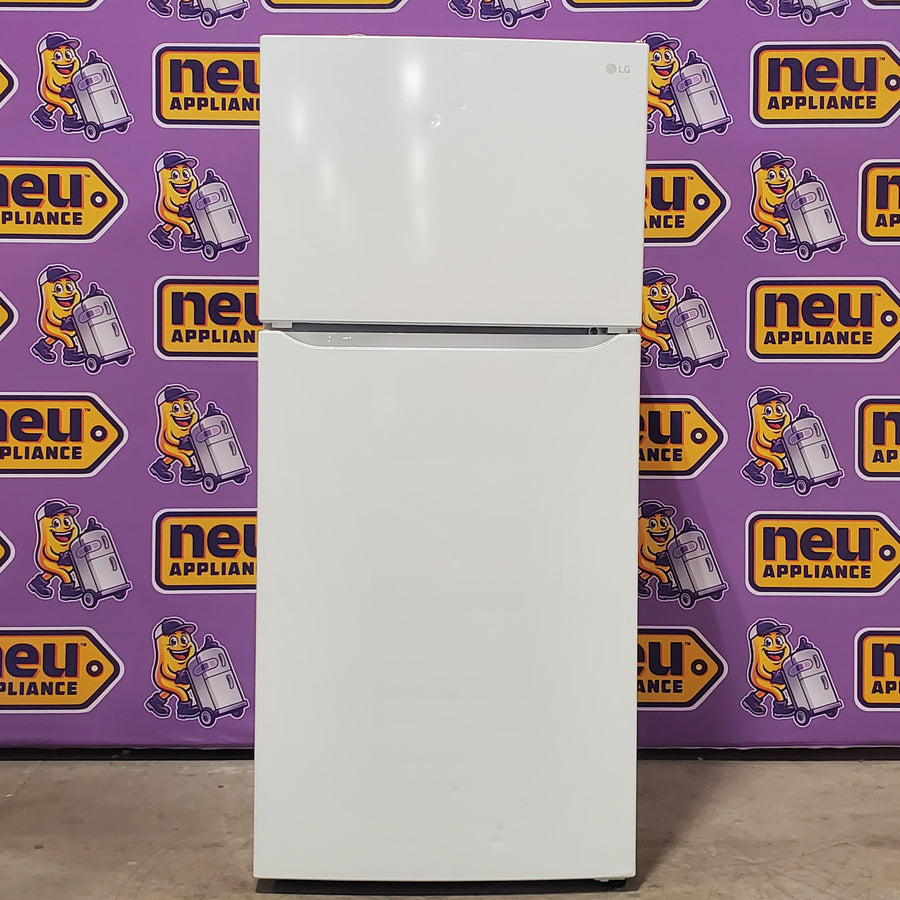 LG White 30 Inch Wide Top Freezer 20 Cu. Ft. Refrigerator with Electronic Temperature Controls and LoDecibel Quiet Operation 5SD273 - LTCS20020W - Scratch & Dent (Minor)