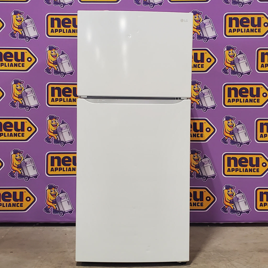 LG White 30 Inch Wide Top Freezer 20 Cu. Ft. Refrigerator with Electronic Temperature Controls and LoDecibel Quiet Operation 5SD273 - LTCS20020W - Scratch & Dent (Minor)