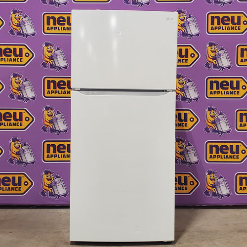 LG White 30 Inch Wide Top Freezer 20 Cu. Ft. Refrigerator with Electronic Temperature Controls and LoDecibel Quiet Operation 5SD273 - LTCS20020W - Scratch & Dent (Minor)