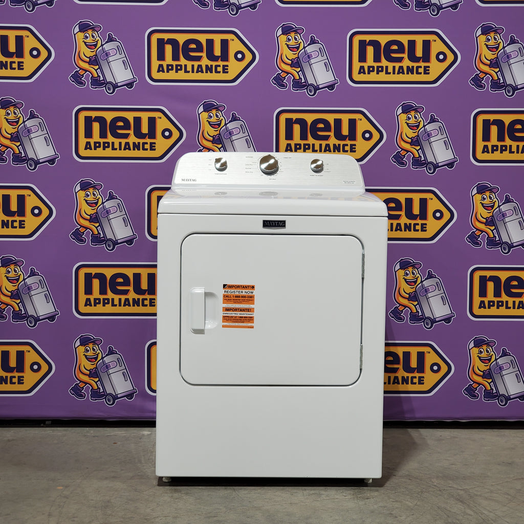 Pictures of Maytag 4.5 cu. ft. Capacity Top Load Washer with Power™ Agitator and Deep Fill MVW4505MW - Open Box and Maytag 7.0 cu. ft. Capacity Top Load Electric Wrinkle Prevent Dryer 16092 - MED4500MW - Open Box - Neu Appliance Outlet - Discount Appliance Outlet in Austin, Tx
