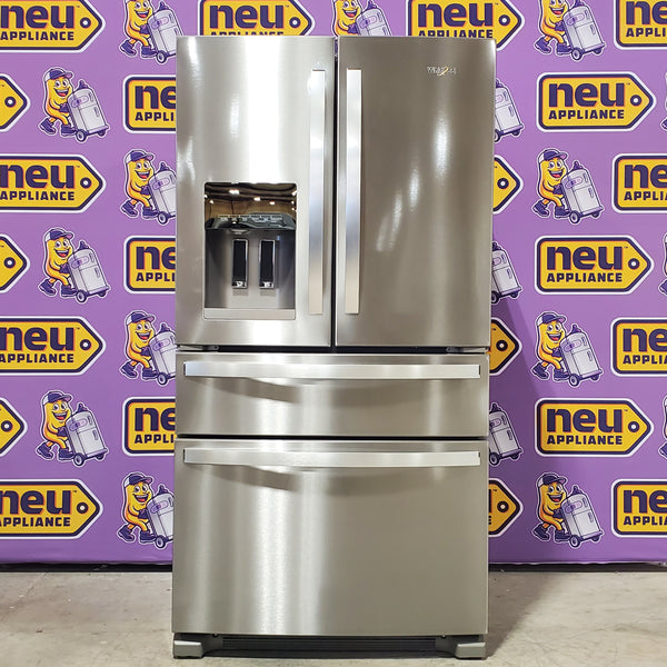 Whirlpool French Door Bottom Mount Refrigerator in Fingerprint Resistant Stainless Steel 4SD342 - WRMF3636RZ - Scratch & Dent (Minor)